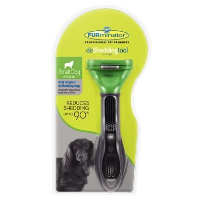 FURminator Long Hair DeShedding Tool for Dogs, Green, Small, 1.75" , KVP 101004