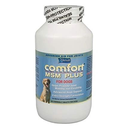 Comfort MSM Plus, Advanced Joint Support for Dogs, 90 Chewable Tablets , Kala 5234