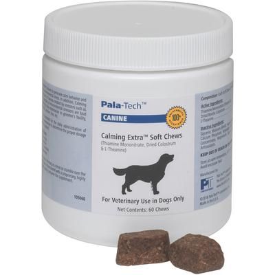 Calming Extra Soft Chews Regular, 60 Chews/Tub , PALA-TECH 105060