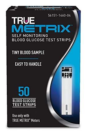 TRUE Metrix 50 Test Strips For GLucose Care, 100 Box/Case , Trividia 56151-1464-04