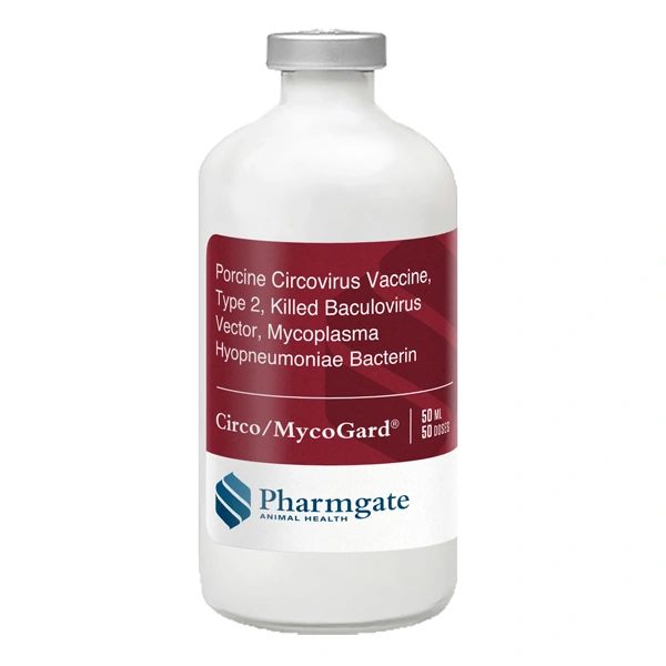 Circo/MycoGard Swine Vaccine, Killed Baculovirus Vector, 250mL , Pharmgate 25010-250