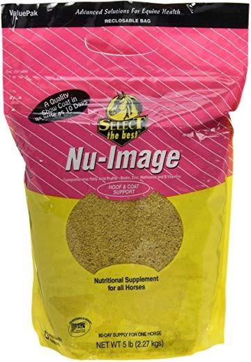 Select the Best Nu-Image Nutritional Supplement for All Horses, 5lb , Richdel 784299040502