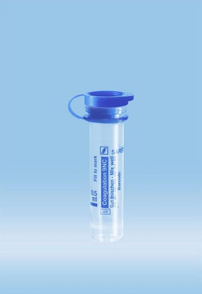 Blood Collection Micro Tube, Blue Top , 100/Case , Sarstedt 41.1506.102