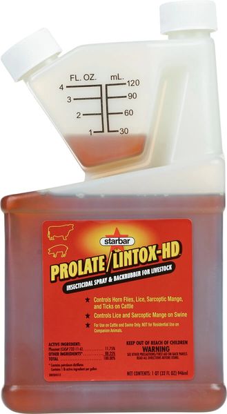 Prolate / Lintox-HD Insecticidal Spray and Backrubber, 1 Gallon , Starbar 61200C