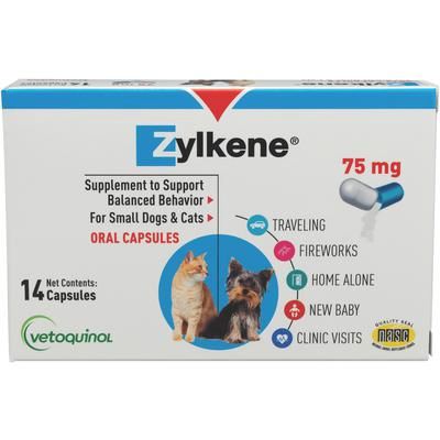 Zylkene Capsules , 75 mg 14/Blister Pack , VETOQUINOL 443960