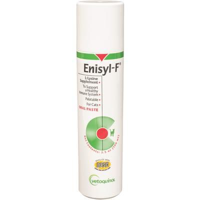 Enisyl-F Oral Paste for Cats, L-Lysine HCl Nutritional Supplement, 100mL , Vetoquinol 410240