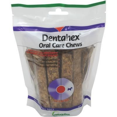 Dentahex Oral Care Chews Small, 30/Pkg , VETOQUINOL 455320