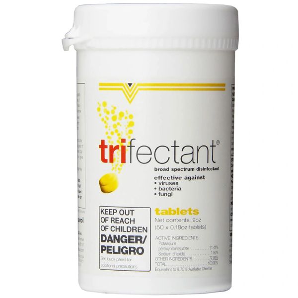 Trifectant Disinfectant 50/Pkg, Tablets , VETOQUINOL 411623