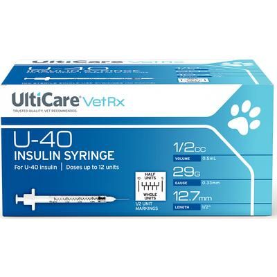 Ulticare Vetrx Insulin Syringes 29 Gauge X 1 2 0 5 Cc With Ha Allmedtech Com