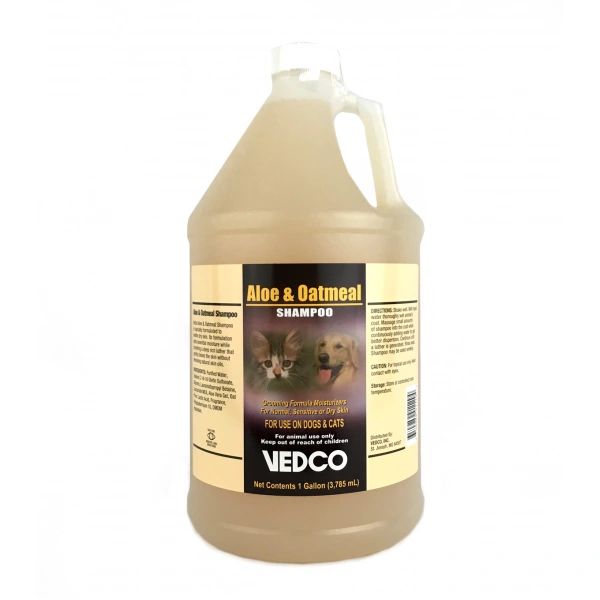 Aloe Oatmeal Shampoo 1 Gallon , 4/Case , Vedco 9896-2329