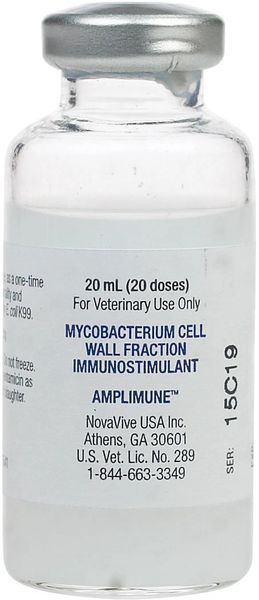 Amplimune Mycobacterium Cell Wall Fraction Immunostimulant, 20mL , 16/Case , Vedco NV63-9291