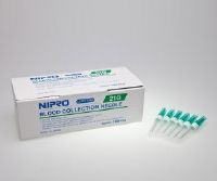 Nipro™ Blood Collection Needle 21 Gauge 1 Inch Needle Length Conventional Needle Without Tubing Sterile, 100/Box , 10 Box/Case , Nipro NM+21G25-1M