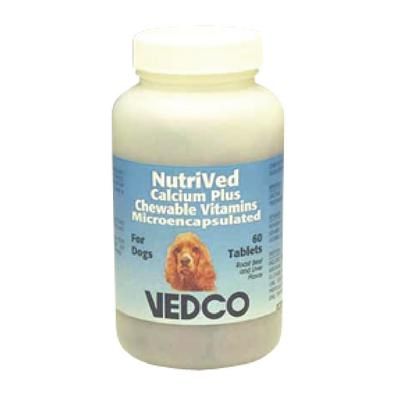 NutriVed Calcium Plus Chewable Tablets 60/Bottle , VEDCO NUTR-CALD