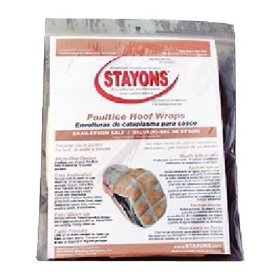 Stayons Poultice Hoof Wraps Bran + Epsom Salt 2/Pkg ,VEDCO TBBC-0004