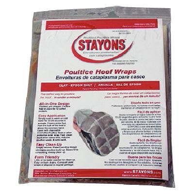 Stayons Poultice Hoof Wraps Clay + Epsom Salt 2/Pkg , VEDCO TBBC-0003