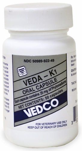 Veta-K1 50mg Oral Capsule, 50 Count , Vedco VEDA-CAP2