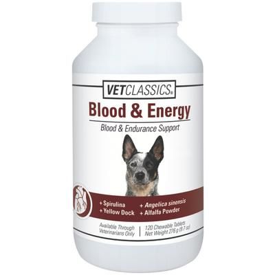 Blood & Energy Canine Chewable Tablets 120/Bottle , GARMON CBES-120V