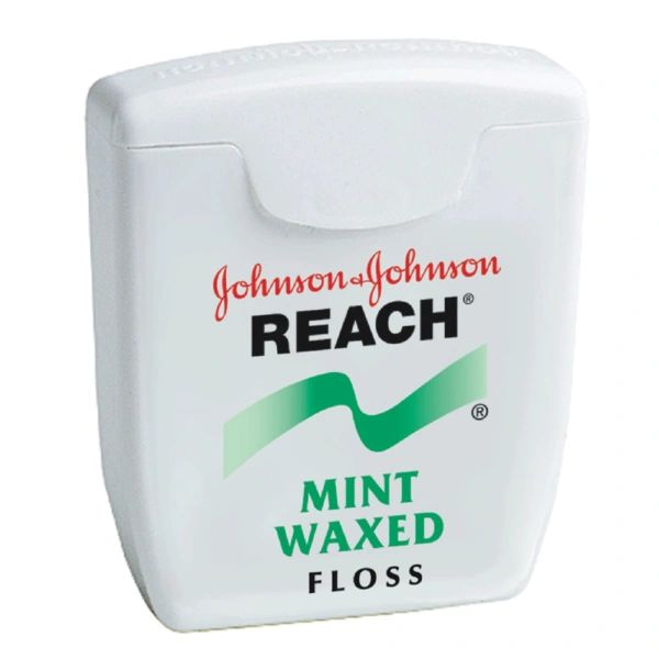 Dental Floss, Waxed, Mint, Trial Size, 5 yds, 144/cs ,J&J 009864