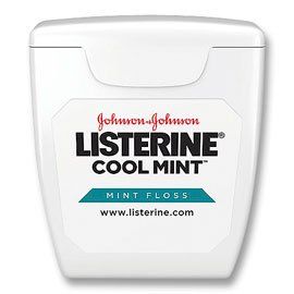 J&J LISTERINE DENTAL FLOSS Coolmint Floss 5 yds, 144/cs , J&J 44037