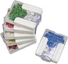 Endo Stop Box, Includes: 1 Dispenser with 250 Silicone Stops, Green, 10 bx/pk , Miltex 700511-4000-001M