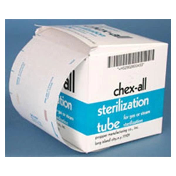 Chex-All Sterilization Tube Triple Seal 4 in x 100 Feet White , Propper 02600400