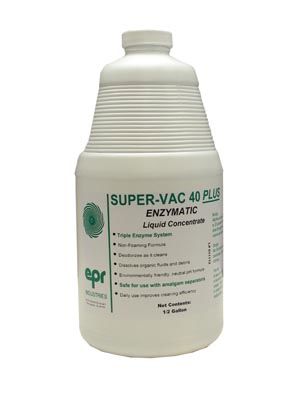 Optimize Super-Vac 40 PLUS Liquid, ½ Gal Bottle, 6/cs , EPR 00138