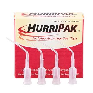 HurriPAK Periodontal Irrigation Tips, Disposable, 20/bx , BEU 0283-0908-21