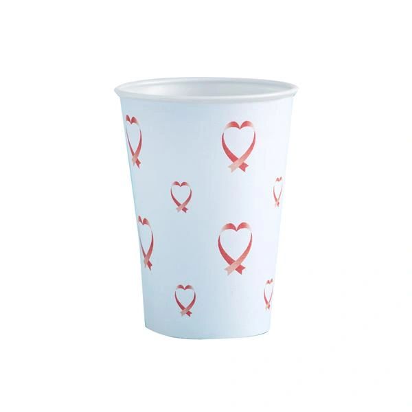 HSI Drinking Cup Paper 5 oz AHA Hearts 1000/Case , HS 1125051