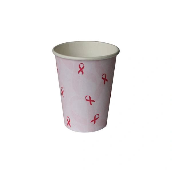 HSI Drinking Cup Paper 5 oz Pink Ribbon 1000/Case , HS 9004211