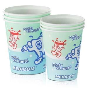 Paper Cup, 5 oz, Healthy Teeth Design, 100/slv, 10slv/cs , Medicom 116-CH