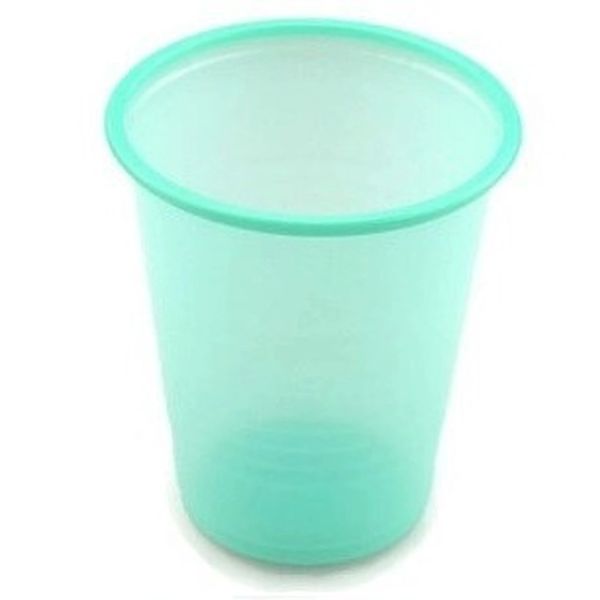 Plastic Cup, 5 oz, Aqua, 100/sleeve, 10slv/cs , Medicom 121