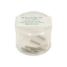 STAINLESS STEEL DENTAL POSTS Dental Posts, Size 4M, 10 pk ,J.MORITA 23-212-SB4M