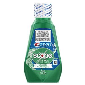 Scope Mouthwash, Classic Original Mint, 36ml, 180/cs , Crest 3700097506