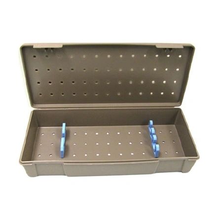 Sterilization Tray with Lid Micro-ProTech 1-3/4 X 4-1/2 X 10-1/4 Inch , Healthmark 31042-H