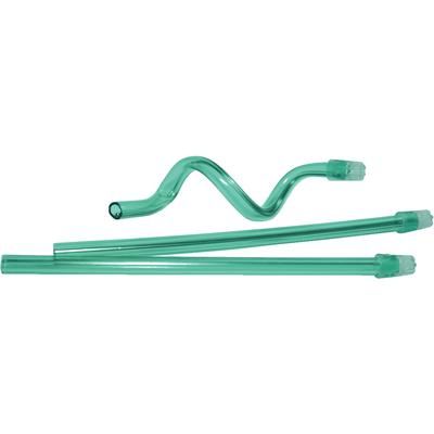 Saliva Ejector, Clear Green with Green Tip, Mint Scented, 105/bg, 10 bg/cs , Medicom 713