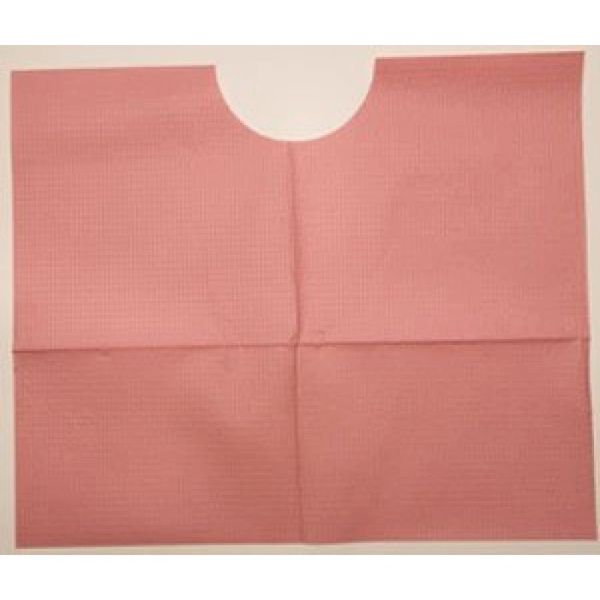 Ultimate Contour Bib 18 in x 22 in Mauve 3 Ply Tissue / Poly 400/Case , Tidi 917906