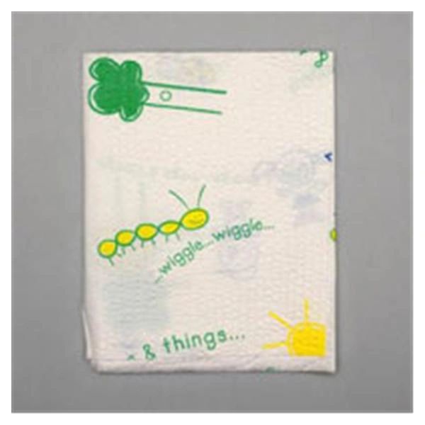 Patient Towel 13 in x 18 in Bugs & Things Child Waffle Embossed 2 Ply Tissue / Poly 250/Case , Pediatric Dental Bib , Tidi 981413