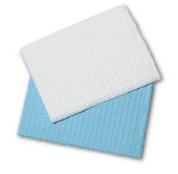 Professional Towel 13 in x 18 in Blue 3 Ply Tissue / Poly 500/Case , Tidi 1083