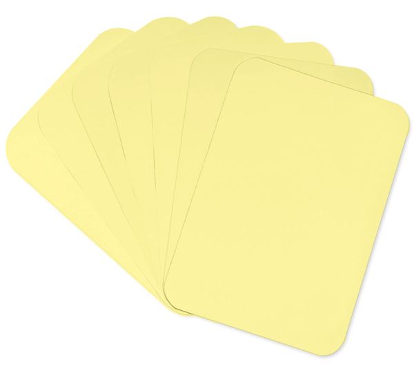 Tray Cover, Size B, Ritter, 8½" x 12¼", Yellow, 1000/ctn, 3 ctn/cs , Crosstex FBYE