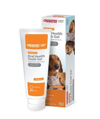 CROSSTEX VET ORAL HEALTH Tooth Gel with 0.12% CHG, Unflavored, 4 oz (114g) Tube , 10/Case , Crosstex VTGEL