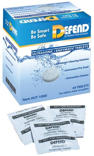 Ultrasonic Enzymatic Tablets, 64/bx , Mydent UT-1000