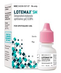 Lotemax SM 0.38% gel 3.5gm BAUS (loteprednol etabonate ophth gel) , Bausch Health 24208-0507-07