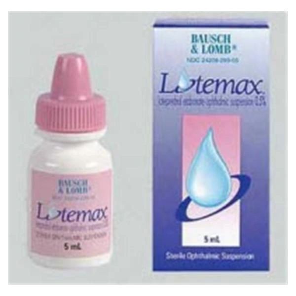 Lotemax Loteprednol Etabonate 0.5% Ophthalmic Drops Dropper Bottl ...