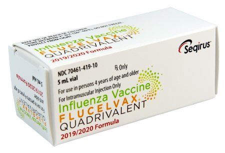 Flucelvax Quadrivalent 2019 - 2020 Flu Vaccine 60 mcg / 0.5 mL Indicated For People 4 Years of Age and Above Multiple Dose Vial 5 mL , Seqirus 70461041910