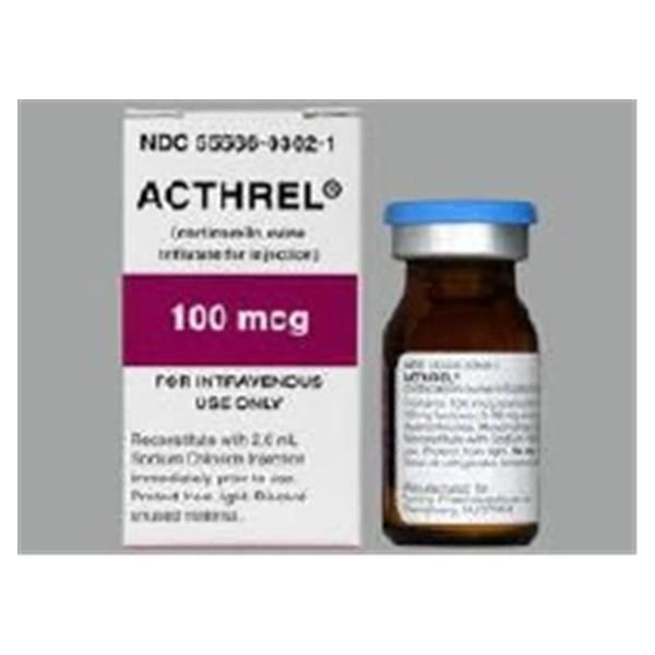 Acthrel Corticorelin Ovine Triflutate 100 mcg Intravenous Injection Vial 6 mL , Ferring Laboratories 55566030201