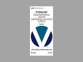 VYZULTA Ophthalmic SSolution/Drop 0.024 % , 2.5ml ,Bausch 24208-0504-02