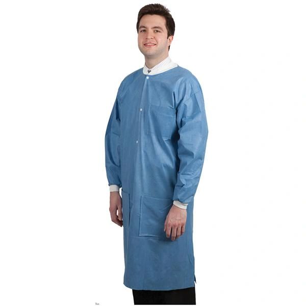 Maxi-Gard Lab Coat Ceil Blue 2XL 10/Pk , HS-1126297