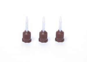 Temporary Cement T-Mixer Mixing Tips, Brown, 1:1 Ratio; 15/bg , 10 Pack/Case , Mydent PA-8017