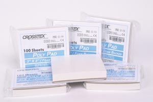 CROSSTEX MIXING PADS Poly Coated Pad, 3" x 3", 6/pkg , 10 Pack/Case , Crosstex KPAD33