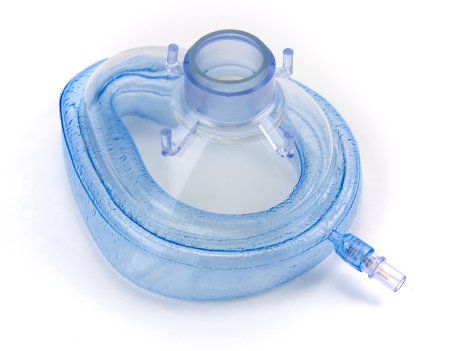 Anesthesia Face Mask Elongated Style Adult User Large Without Strap , 30/Case ,MC 710